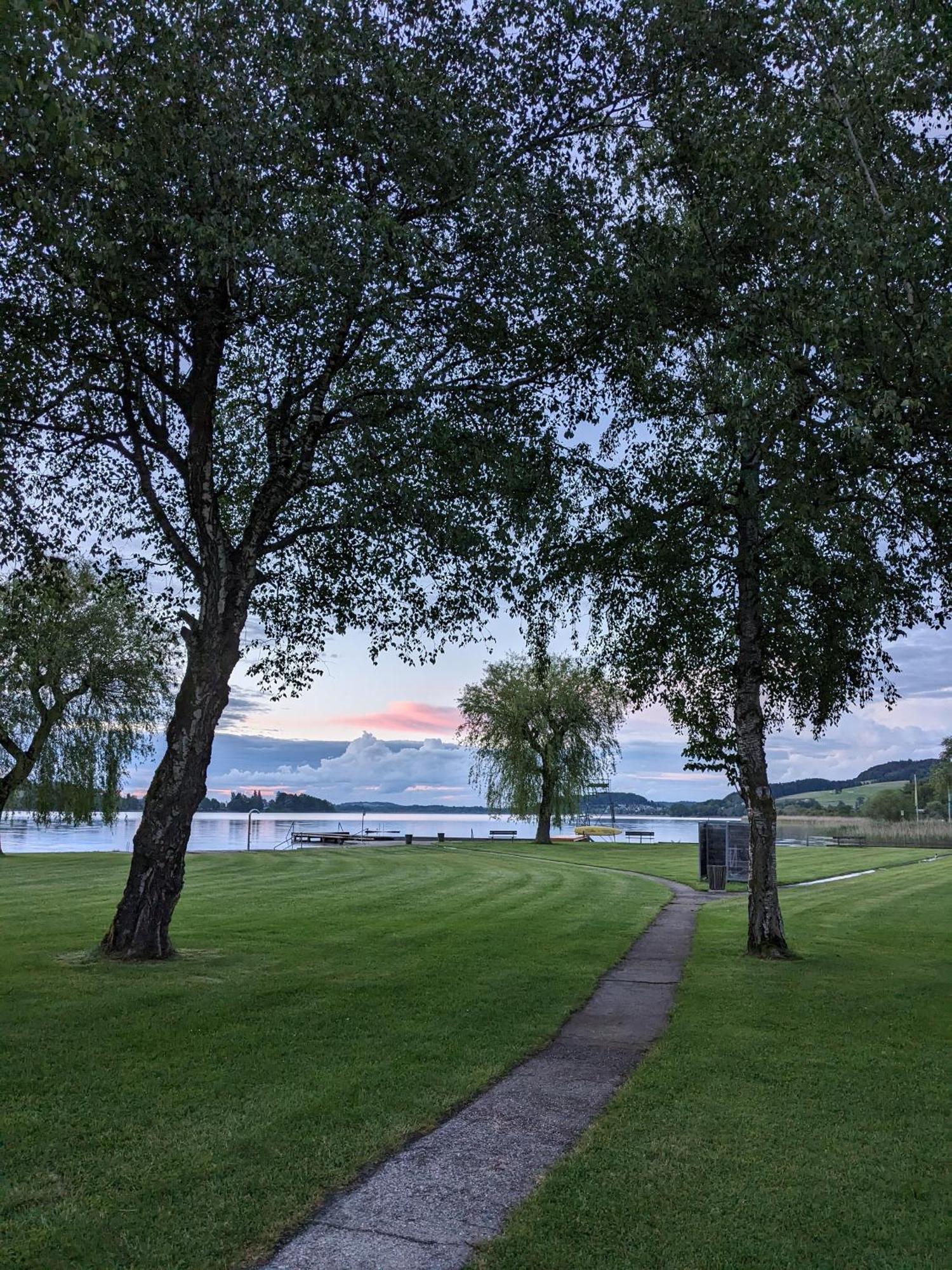 Ferienwohnungen Am See Obertrum am See Exteriör bild